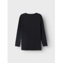 NAME IT Mini L/S Kab Bluse - Sort