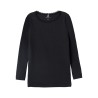 NAME IT Mini L/S Kab Bluse - Sort