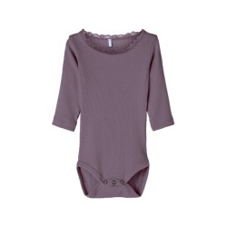 NAME IT langærmet bodystocking | Økologisk Bomuld | Shop trygt her!