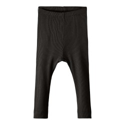 NAME IT Baby Rib Leggings - Sort