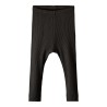 NAME IT Baby Rib Leggings - Sort