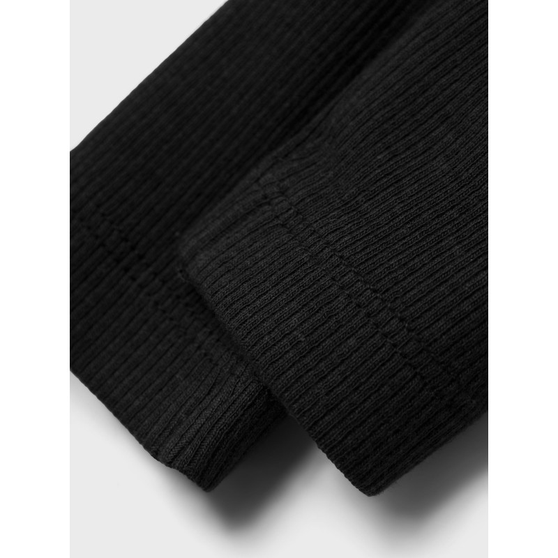 NAME IT Baby Rib Leggings - Sort