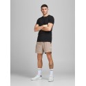 JACK & JONES Sweat Shorts Med Lynlåslommer - Oxford Tan