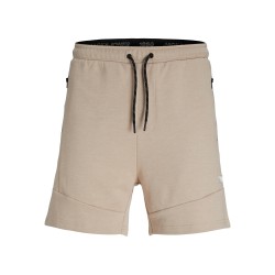 JACK & JONES Sweat Shorts Med Lynlåslommer - Oxford Tan