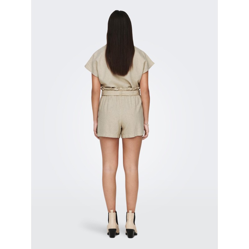 JDY Say Hør Shorts - Oatmeal