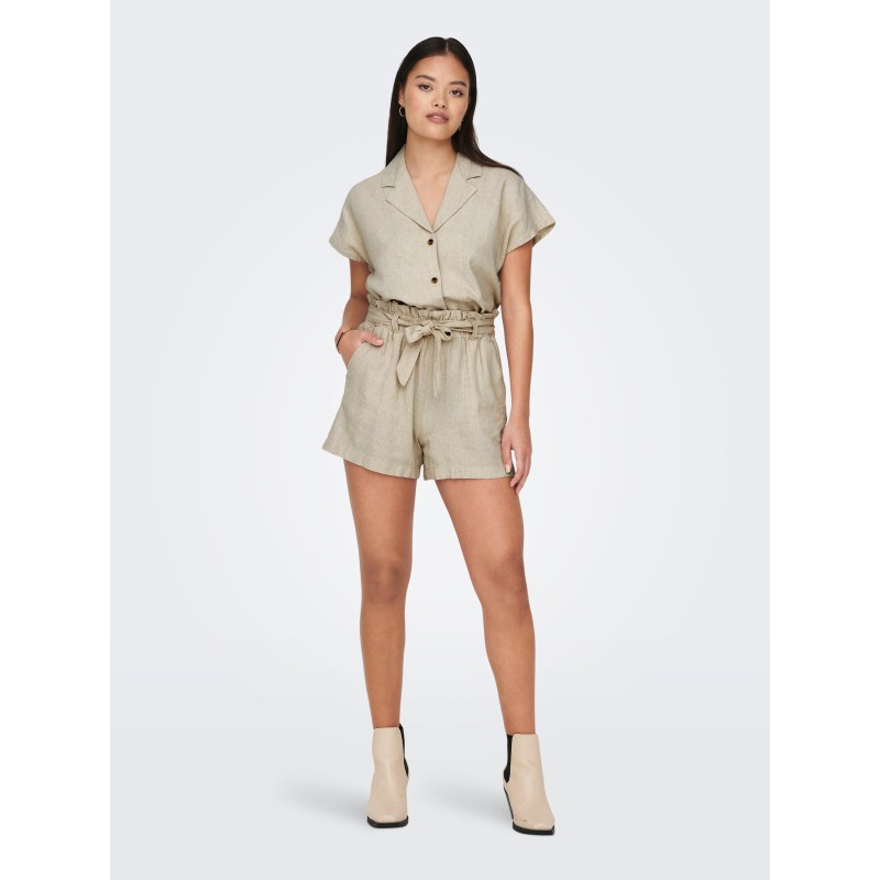 JDY Say Hør Shorts - Oatmeal