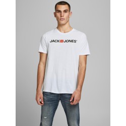 JACK & JONES Corp Logo T-shirt - Hvid