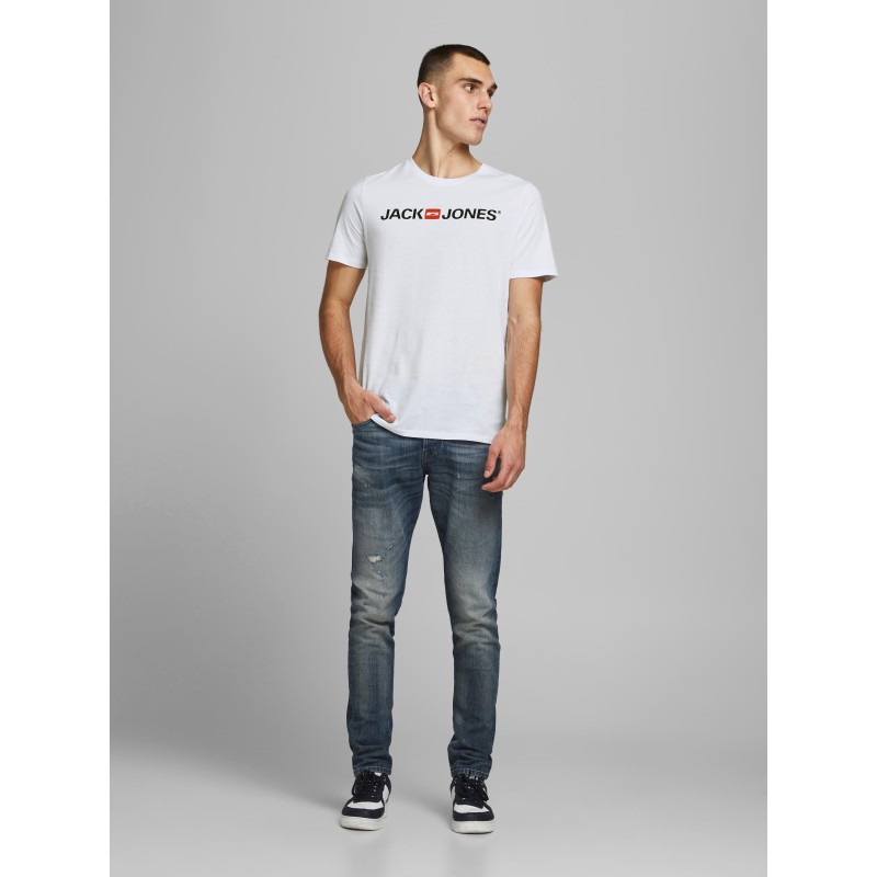 JACK & JONES Corp Logo T-shirt - Hvid