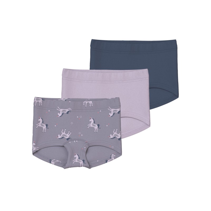 NAME IT Mini Enhjørning Hipsters 3-pak - Lavender Aura