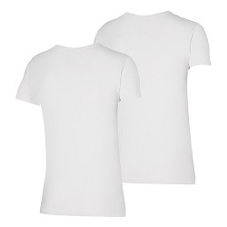BAMBOO V-hals T-shirt - Undertrøje 2-Pak - Hvid