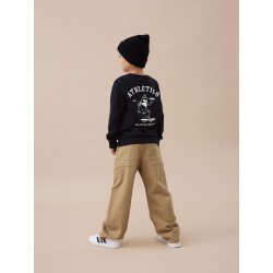 NAME IT Kids Keyan Sweatshirt - Sort