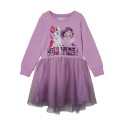 NAME IT Mini Jane Tulle Sweat Kjole - Violet Tulle
