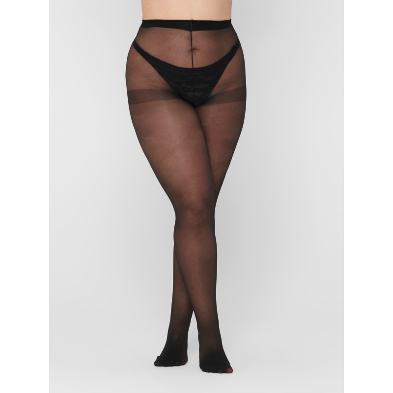 ONLY CARMAKOMA Saga 40 Den Tights 2P - Sort