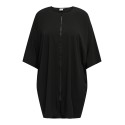 ONLY CARMAKOMA Anjalo 3/4 Zipper Kimono Vævet - Sort