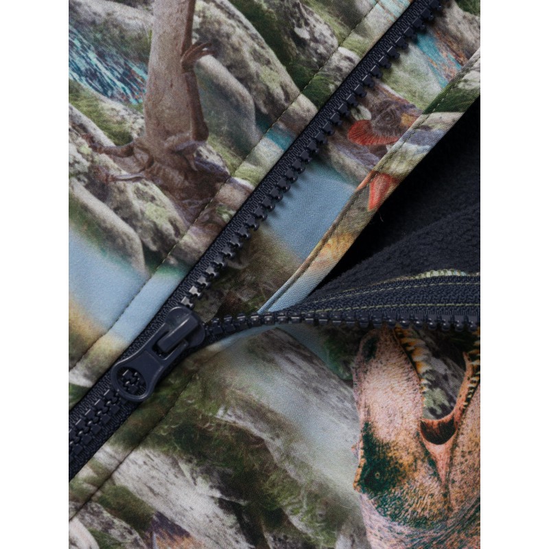 NAME IT Mini Alfa Dino World Jakke - Thyme