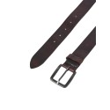 JACK & JONES Victor Læder Bælte - Black Coffee
