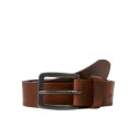 JACK & JONES Victor Læder Bælte - Mocha Bisque