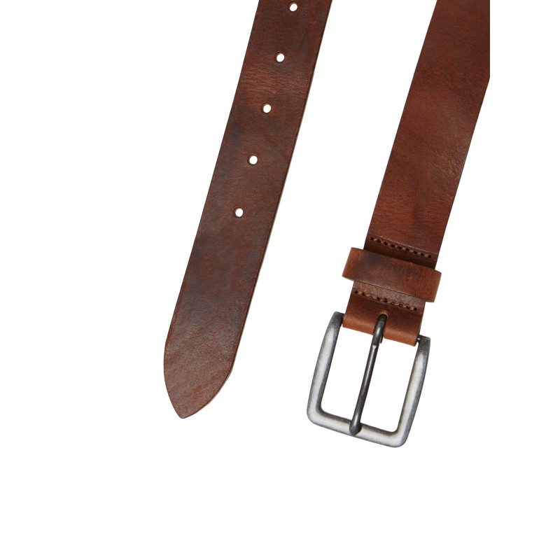 JACK & JONES Victor Læder Bælte - Mocha Bisque