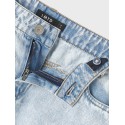 LMTD Toneizza Denim Brede Cargo Bukser - Light Blue Denim