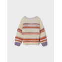 NAME IT Mini Lahelle Strik Pullover - Buttercream