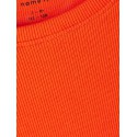 NAME IT Kids Luana Langærmet Slim Top - Scarlet Ibis