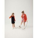 NAME IT Kids Luana Langærmet Slim Top - Scarlet Ibis