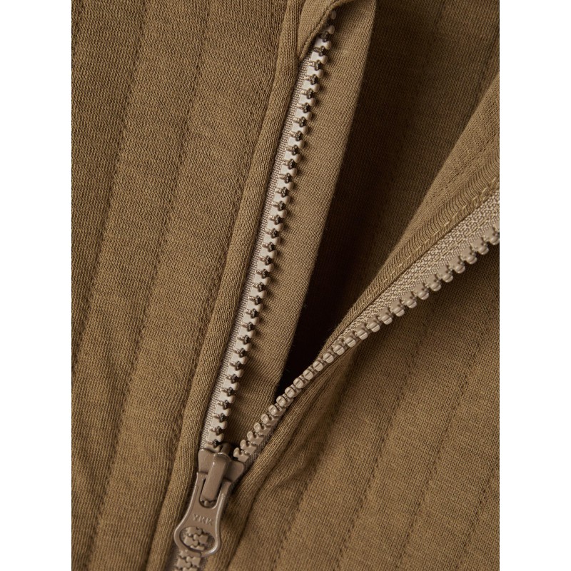 NAME IT Baby Langærmet Quilt Cardigan - Kangaroo