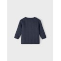 NAME IT Baby Langærmet Quilt Cardigan - Dark Sapphire