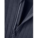 NAME IT Baby Langærmet Quilt Cardigan - Dark Sapphire