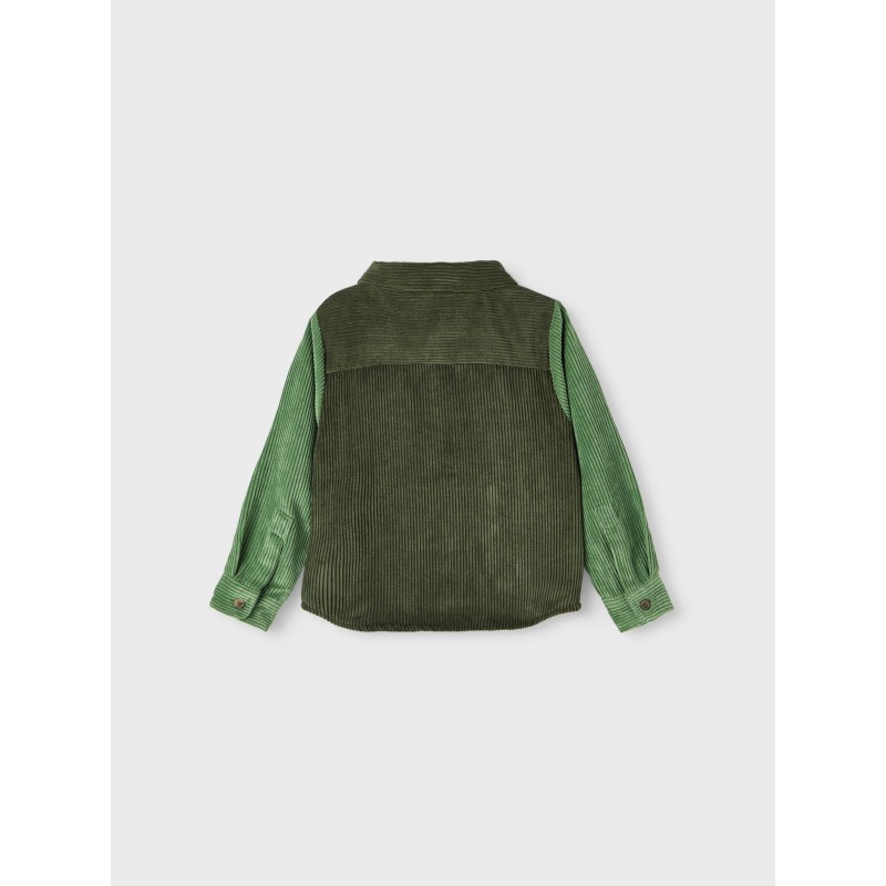 NAME IT Mini Lasallo Overshirt I Blød Fløjl - Rifle Green