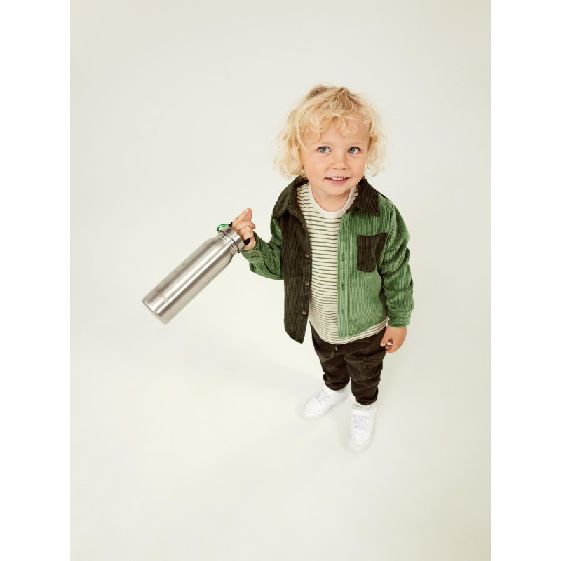 NAME IT Mini Lasallo Overshirt I Blød Fløjl - Rifle Green