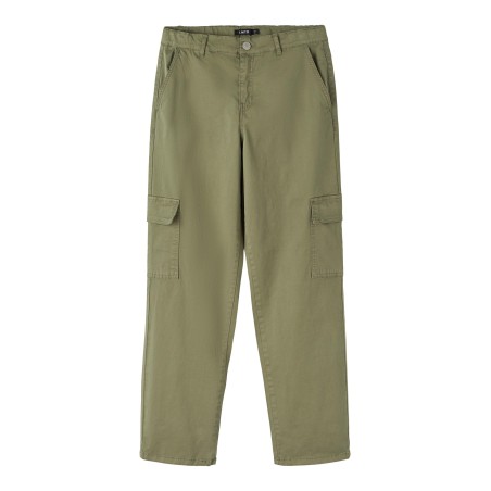 LMTD Kids Talse Twill Cargo Bukser - Deep Lichen Green