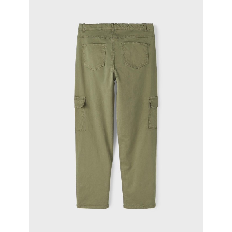 LMTD Kids Talse Twill Cargo Bukser - Deep Lichen Green