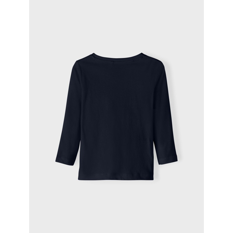 NAME IT Mini Veen Langærmet Top - Dark Sapphire