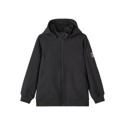 NAME IT Kids Alfa Teknisk Softshell Jakke "Forest Hiking" - Sort