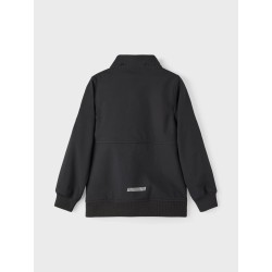 NAME IT Kids Alfa Teknisk Softshell Jakke "Forest Hiking" - Sort