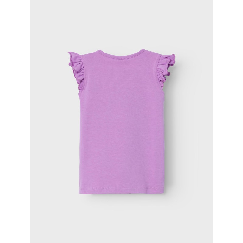 NAME IT Mini Janaja Kortærmet Top - Violet Tulle
