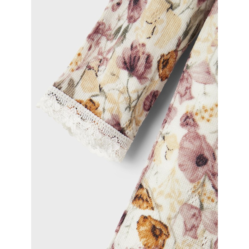 NAME IT Baby Wang Uld Bodystocking - Moonbeam