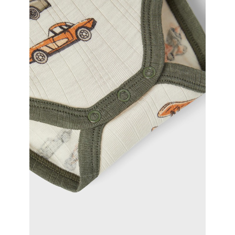 NAME IT Baby Wang Uld Bodystocking - Moonbeam