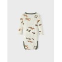 NAME IT Baby Wang Uld Bodystocking - Moonbeam