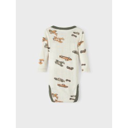 NAME IT Baby Wang Uld Bodystocking - Moonbeam