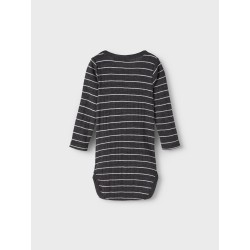 NAME IT Baby Wang Uld Bodystocking - Blue Graphite