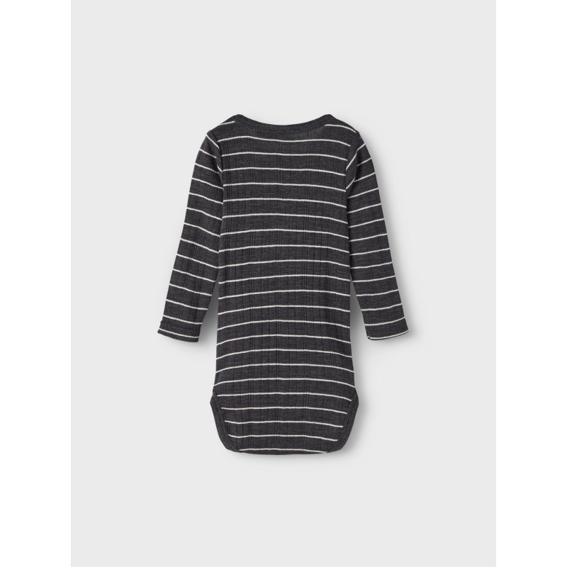 NAME IT Baby Wang Uld Bodystocking - Blue Graphite