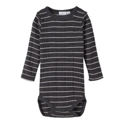 NAME IT Baby Wang Uld Bodystocking - Blue Graphite
