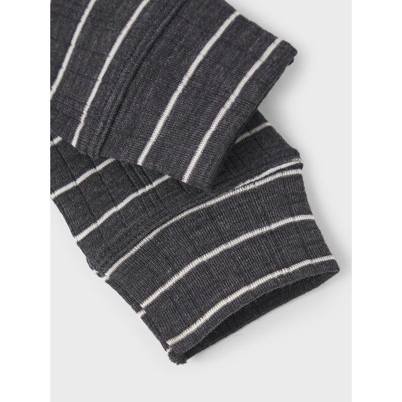 NAME IT Baby Wang Uld Longjohn - Blue Graphite