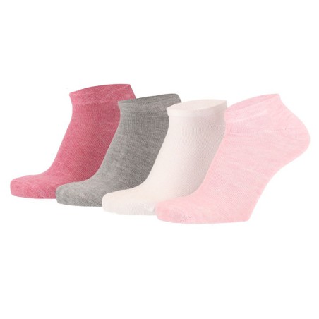 Bambus Børn Footies Strømper 4-Pak - Multi Pink