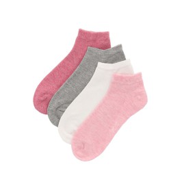 Bambus Børn Footies Strømper 4-Pak - Multi Pink