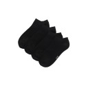 Bambus Børn Footies Strømper 4-Pak - Sort