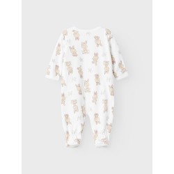 NAME IT Baby/Mini Kanin Natdragt - Bright White