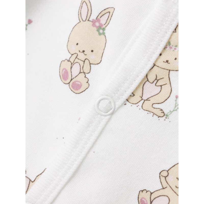 NAME IT Baby/Mini Kanin Natdragt - Bright White